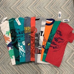 TEN Boys T-shirts size 2T NWT mix of Carter’s, Old Navy, Gap